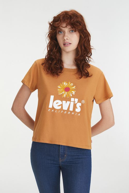 Graphic Surf Tee "Poster Logo Daisy Flower"
