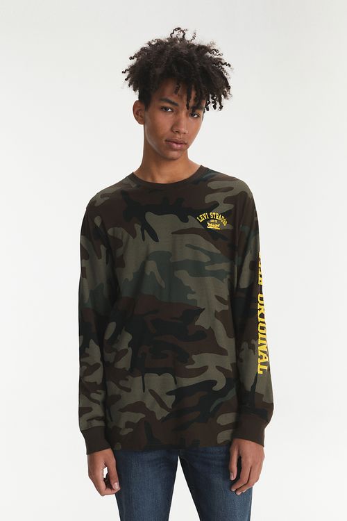 LS Relaxed Camo Tee