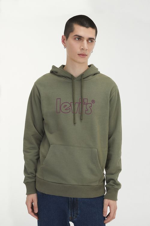 Relaxed Graphic Hoodie "Poster Logo Outline"