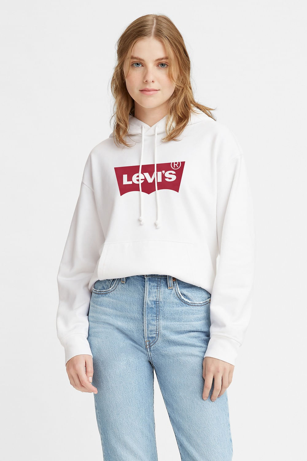 Jeans Sudadera Chica Levis Levis 501 Levis Sudadera Blanca Levis