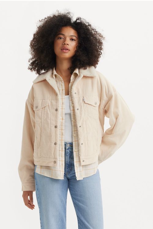 90S Sherpa Trucker White Swan