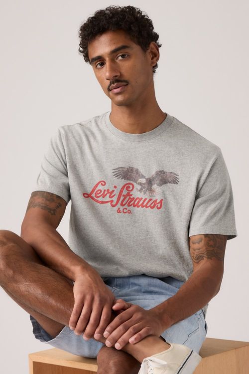 Relaxed Graphic Tee Archival Eagle
